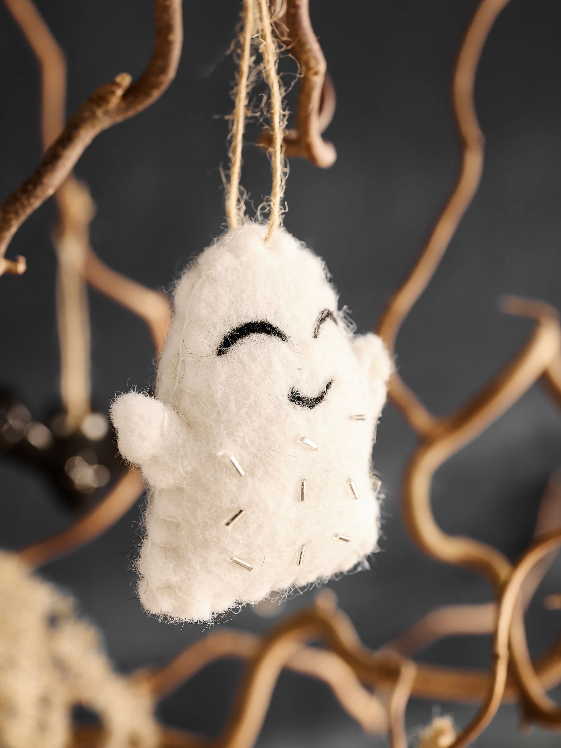 4 Set Halloween Vleermuis en Ghost Vilten Speeltjes