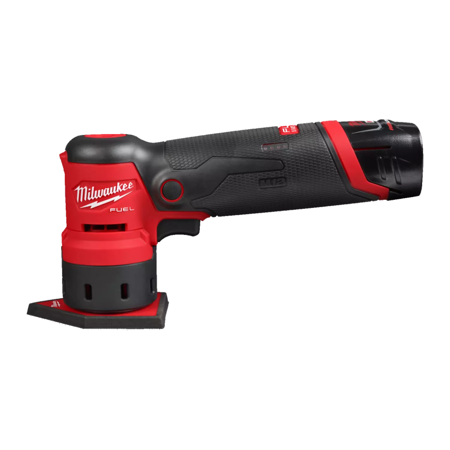 Milwaukee M12 FDSS-422X 12V Li-ion accu subcompacte delta schuurmachine set (1x 4.0Ah & 1x 2.0Ah) in HD Box