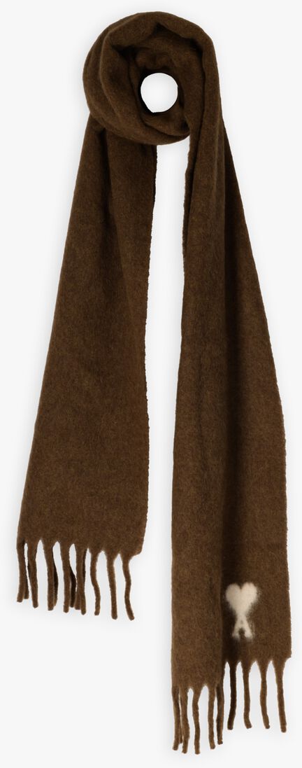 bruine ami paris sjaal sf673 laine