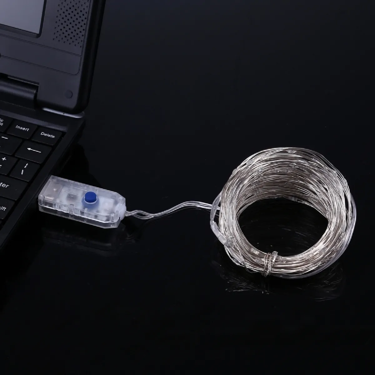 Wewoo Guirlande 10M 100 LED USB Bleu