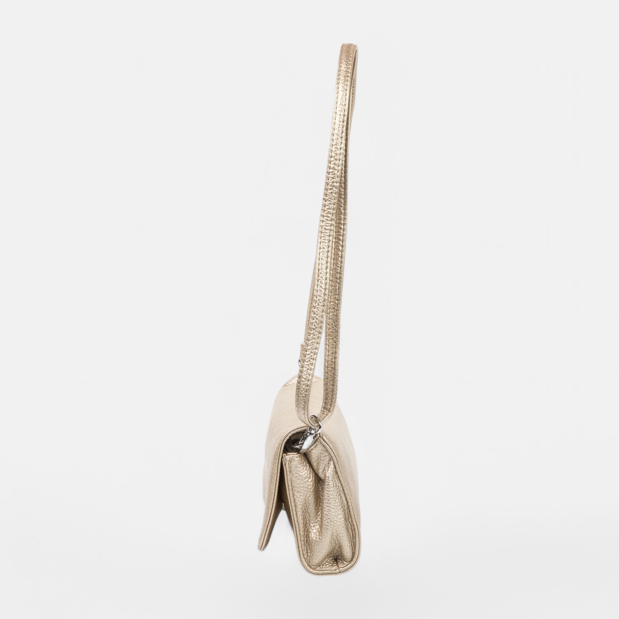 Sac bandoulière or