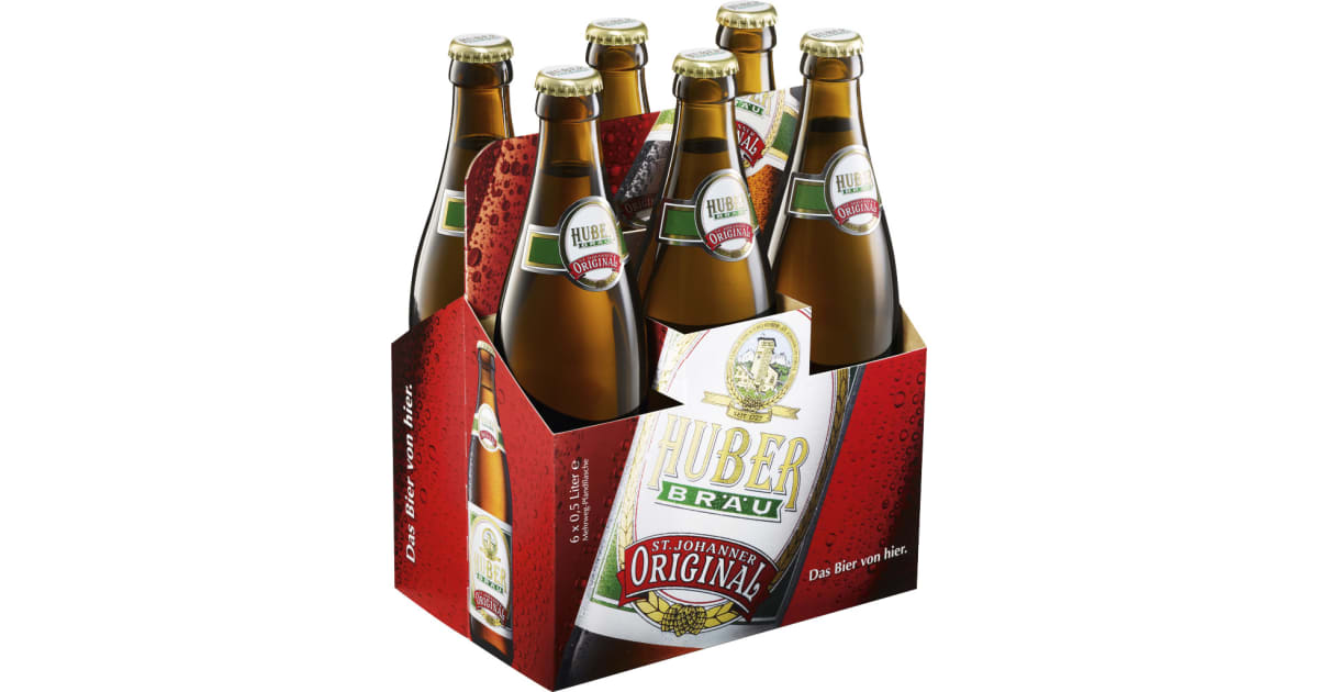 Huber Bräu Märzen Tray 6x 0,5 Liter (Mehrweg)