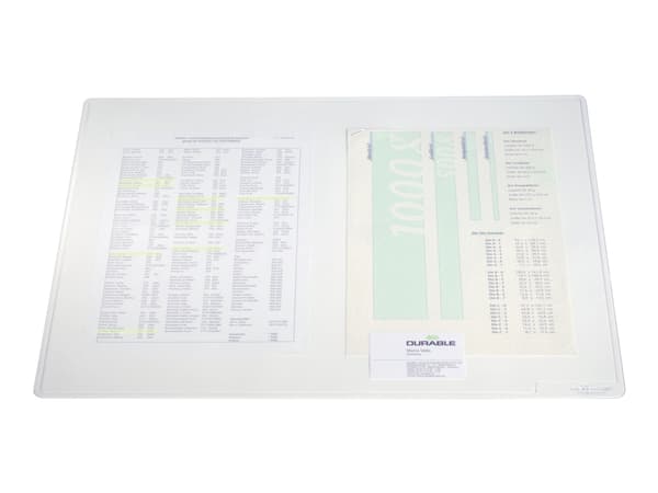DURABLE DURAGLAS - Skrivebordsmatte - 40 x 53 cm - gjennomsiktig