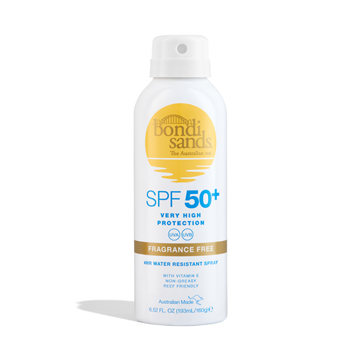 Bondi Sands Fragrance Free Solcreme Spray, SPF 50 , 193 ml