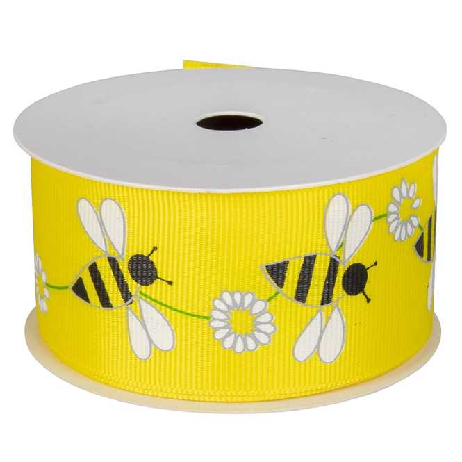 Dekoband - Bienen - ca. 500 x 4 cm - 1 Stück