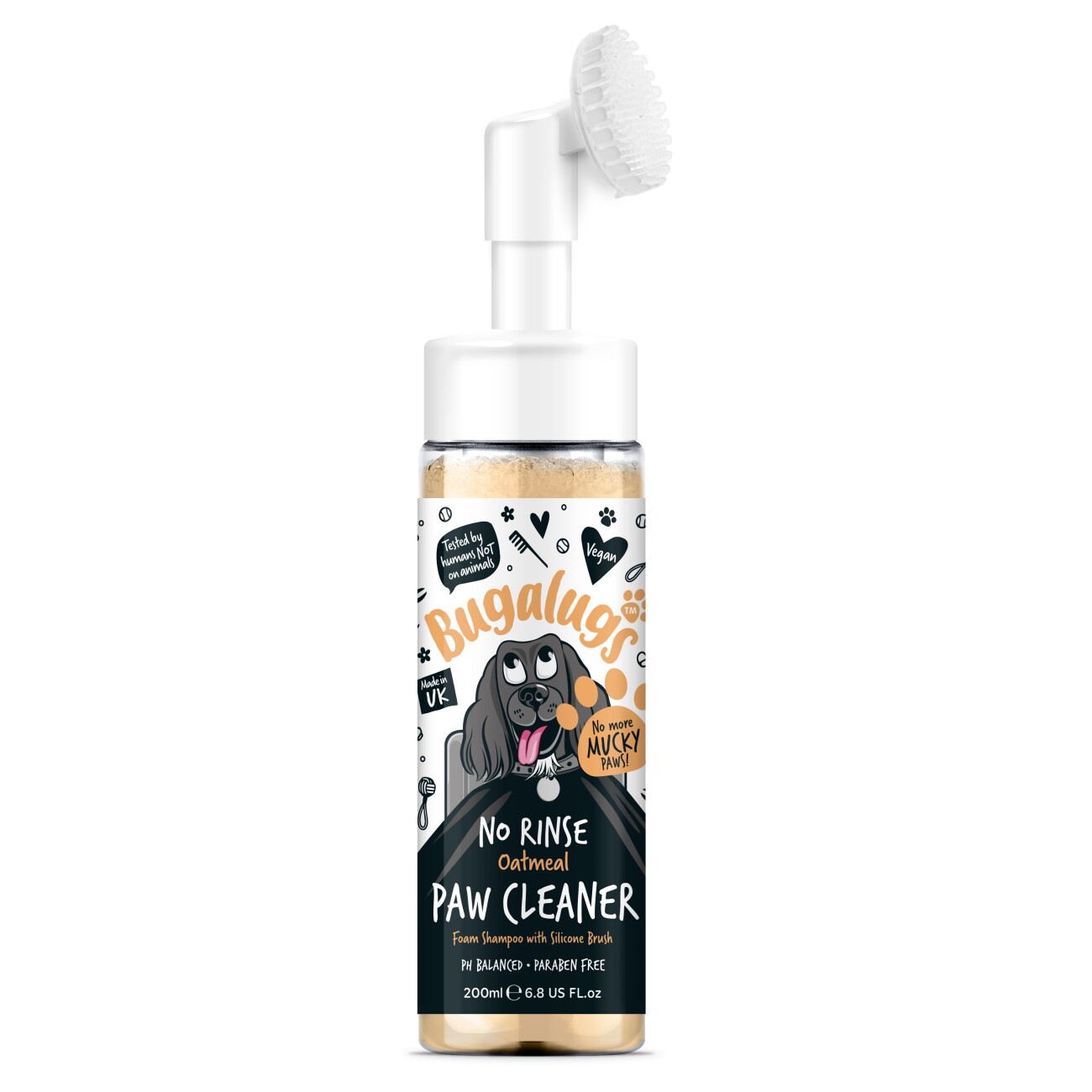 Bugalugs Pfotenreiniger Oatmeal 200 ml