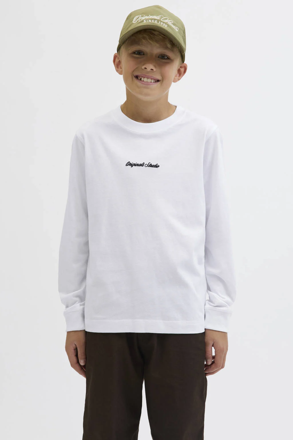 JACK & JONES JUNIOR longsleeve wit