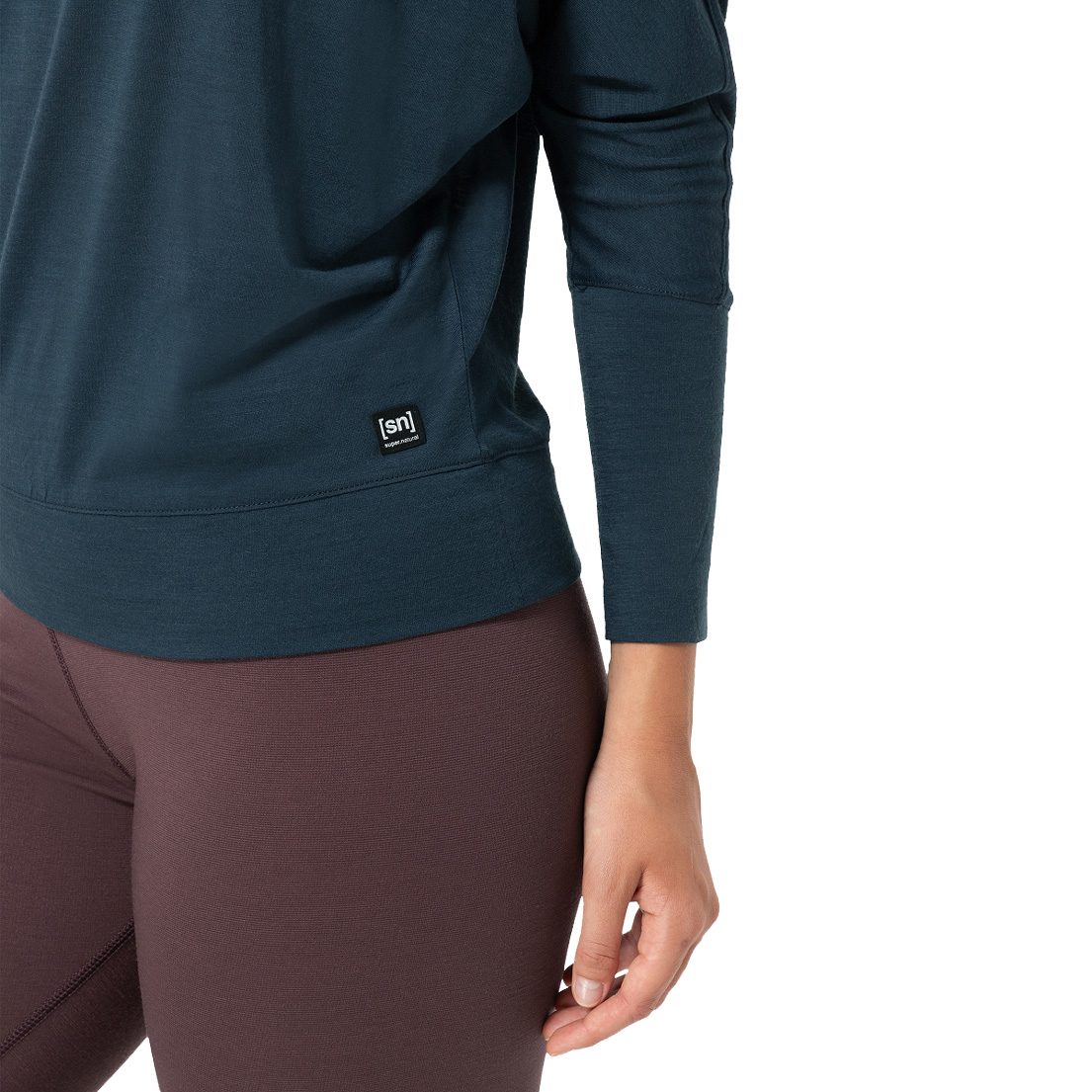 super.natural Kula Top Longsleeve Damen blueberry