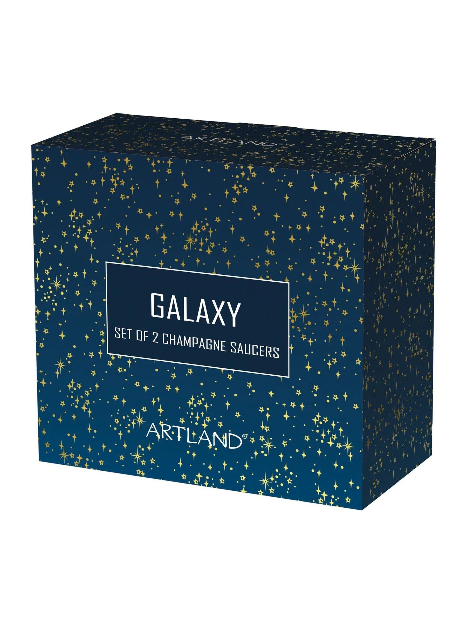 Artland Set of 2 Galaxy Champagne Saucers