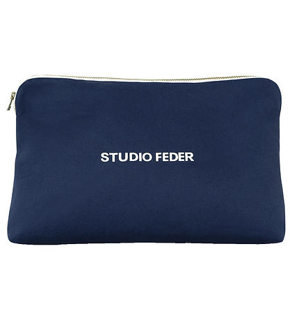 Studio Feder Kulturbeutel - Celia - Leinwand - Navy