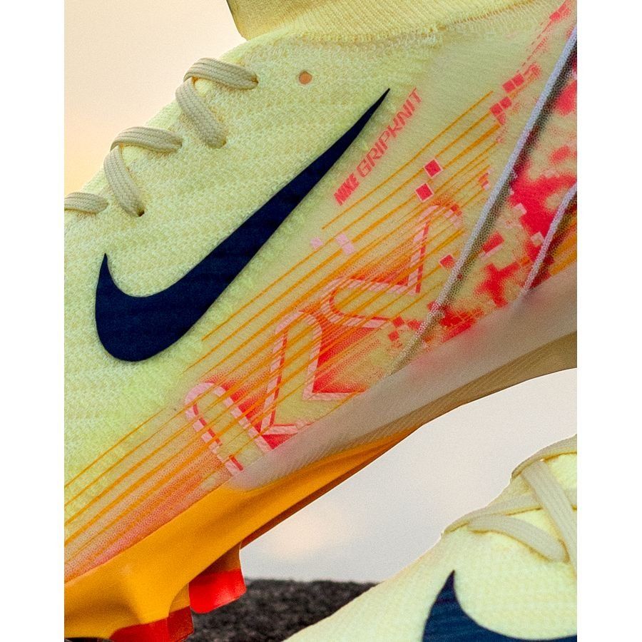 Nike Air Zoom Mercurial Superfly 10 Elite FG Mbappé Personal Edition - Orange/Bleu