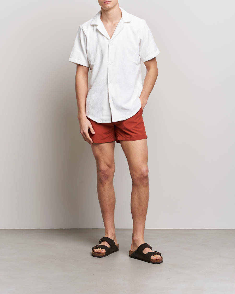 Ripa Ripa Plain Swimshorts Orange