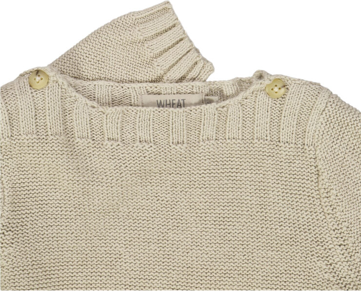Wheat Strik Pullover Mingo Fossil
