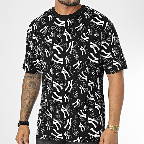 Tee Shirt Oversize Large New York Yankees 60284619 Noir