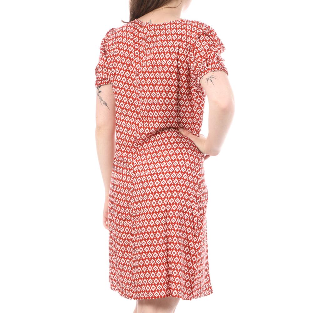 Only Robe Orange à fleurs Femme Only Nova