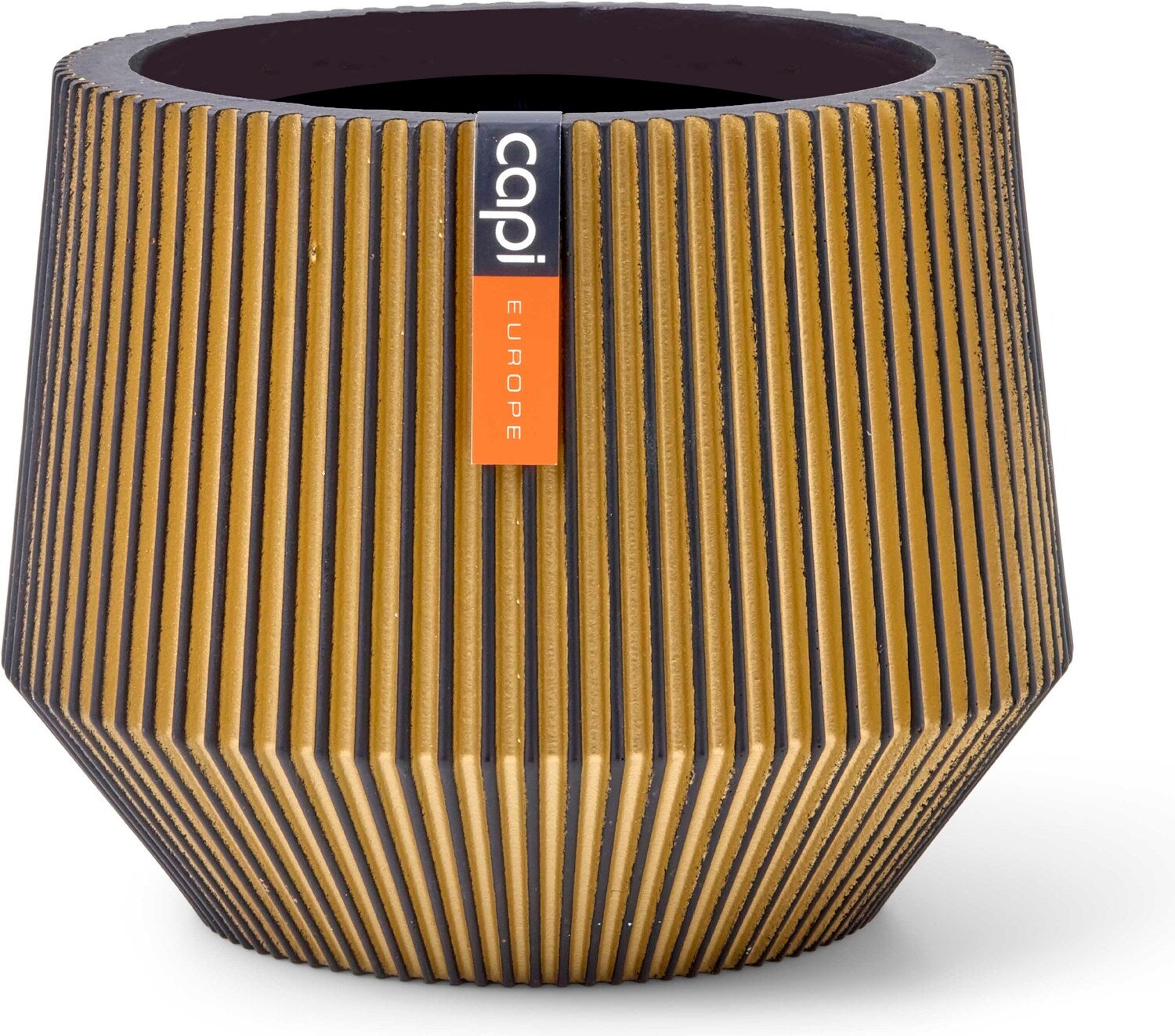 Capi Europe bloempot Groove goud D 9,2 H 7,5 cm
