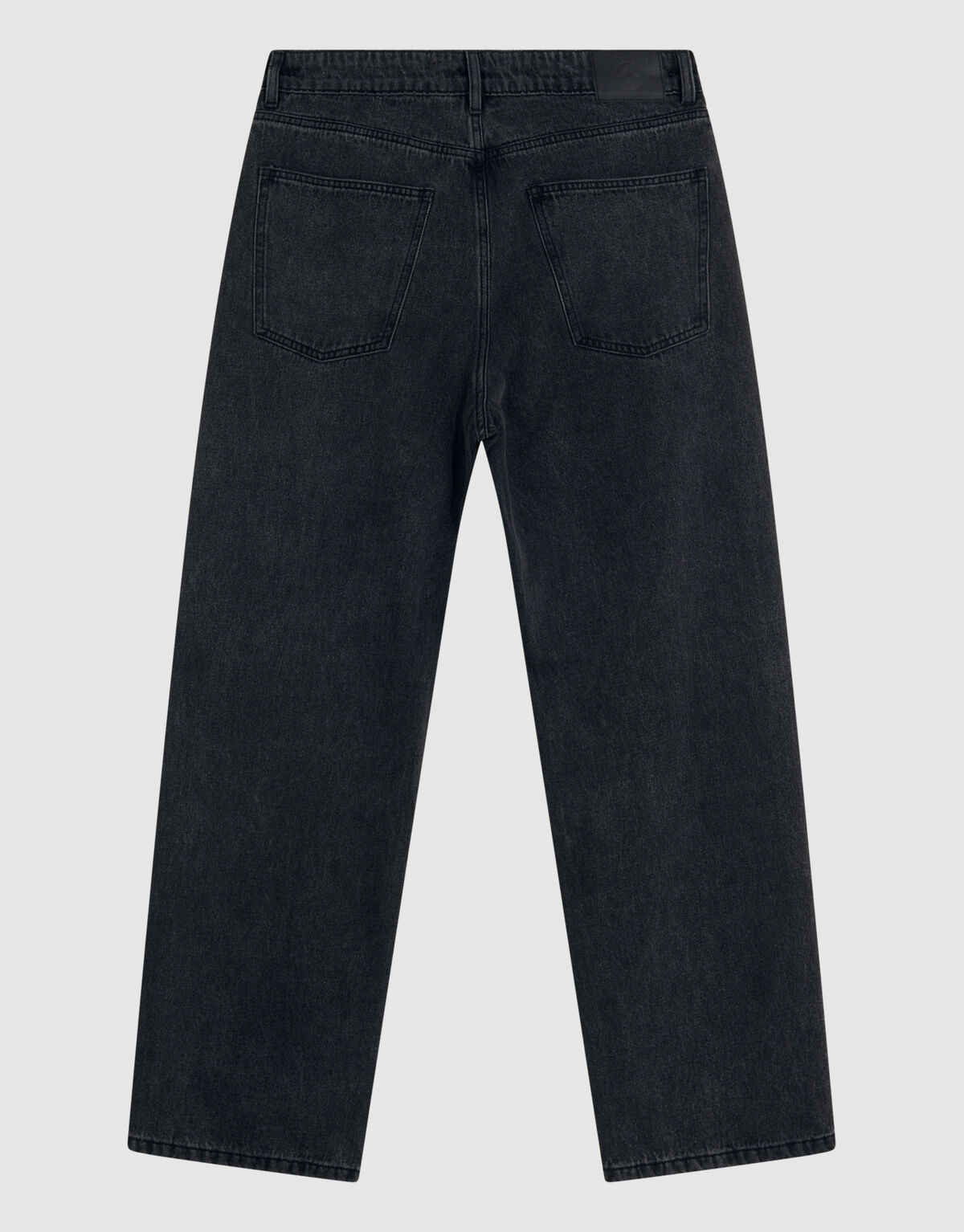 Baggy Fit Jeans Donkergrijs L33