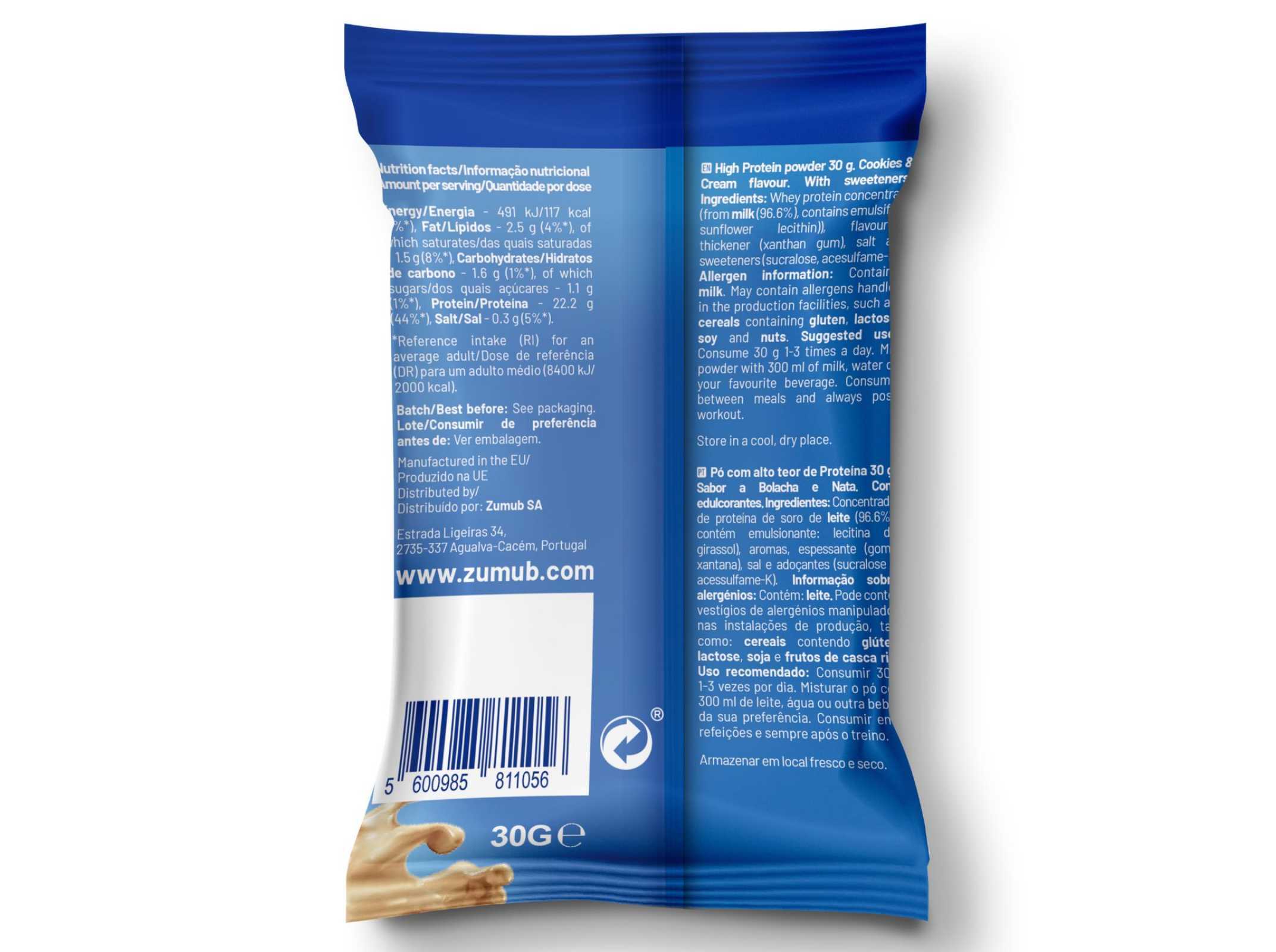PROTEINA WHEY ZUMUB COOKIES 30G