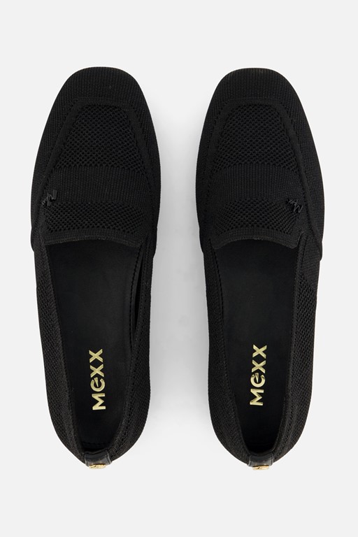 Mexx Nanaki Instappers zwart Textiel