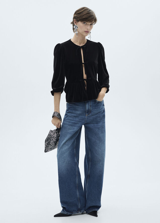 MANGO SHIRT. -- XARANJA Black