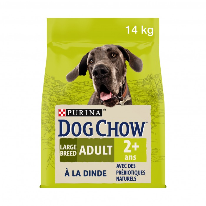 PURINA DOG CHOW Large Breed Adult à la Dinde - Croquettes pour chien
