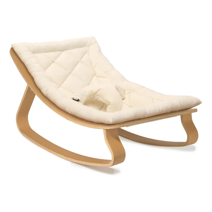 Charlie Crane Assise en coton bio pour Transat Levo | Blanc