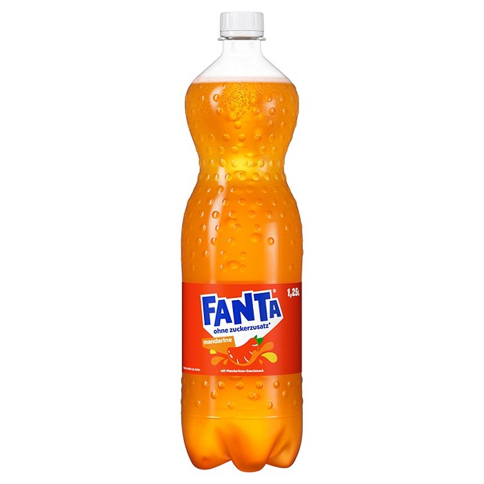 FANTA ohne Zucker 1,25 l, Mandarine