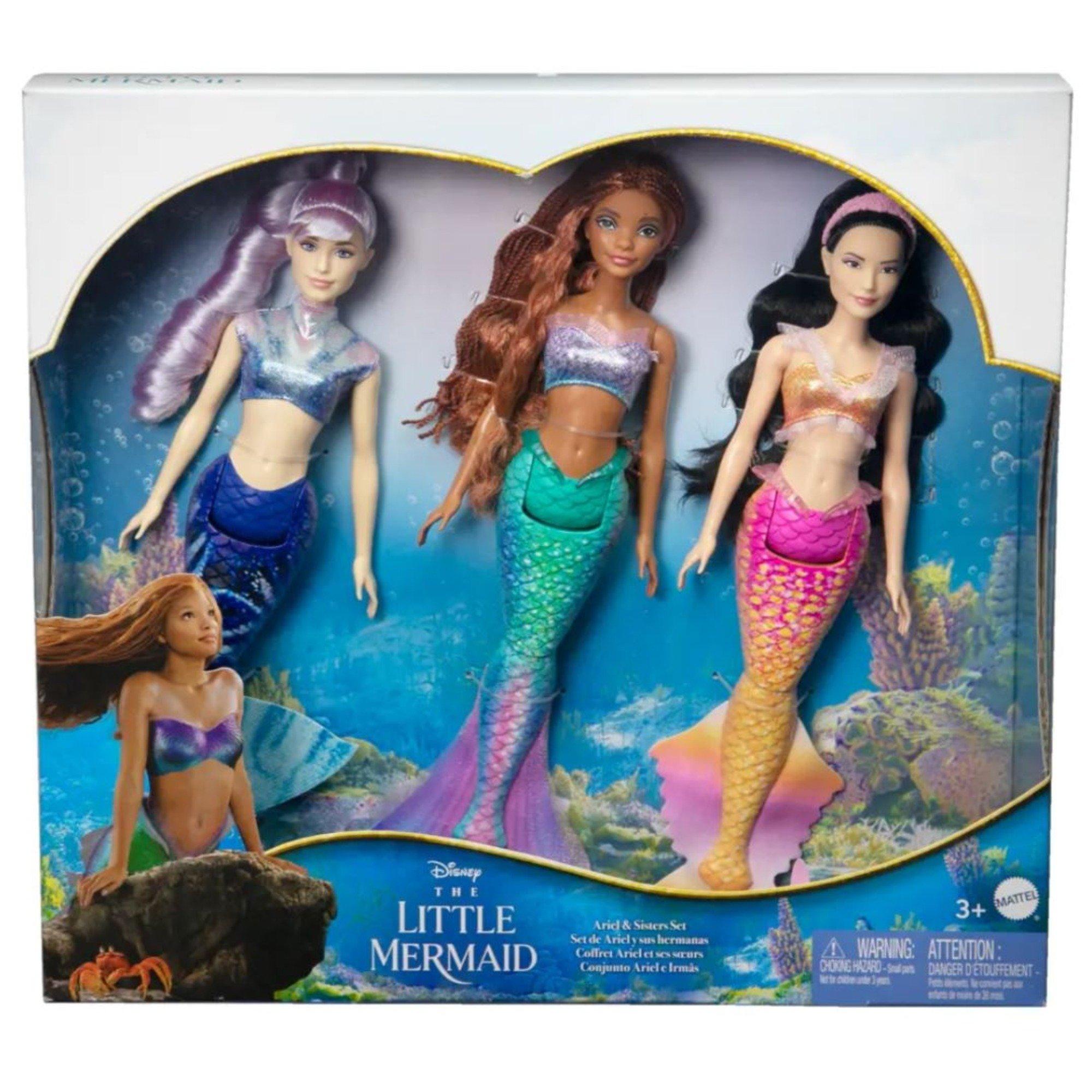 Disney GAME Disney The Little Mermaid Ariel and Sisters Doll Set