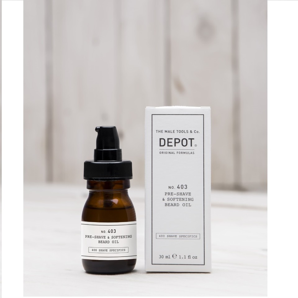 Depot - No. 403 Pre-Shave & Softening Beard Oil 30 ml