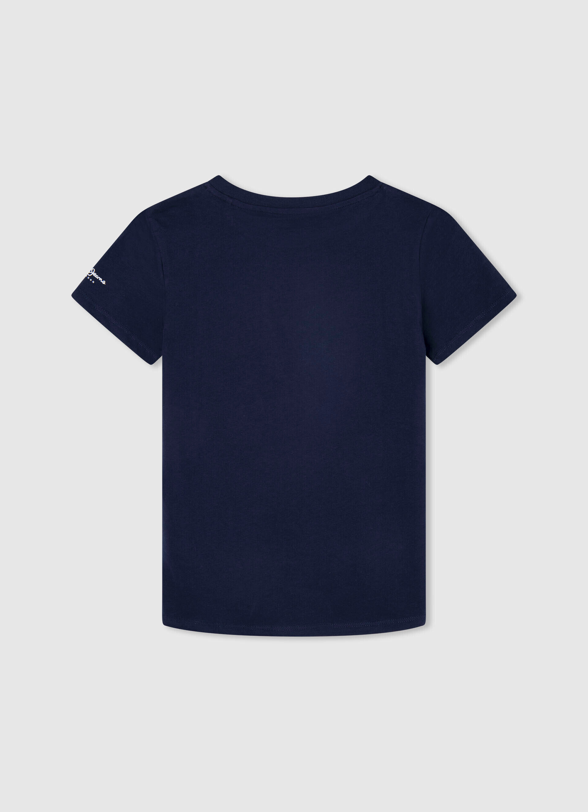 Camiseta de algodão com logotipo da bandeira - azul Dulwich