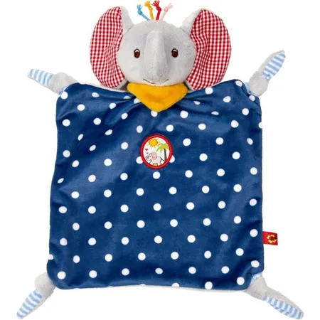 Die Spiegelburg Schnuffeltuch Elefant BabyGlück, blau