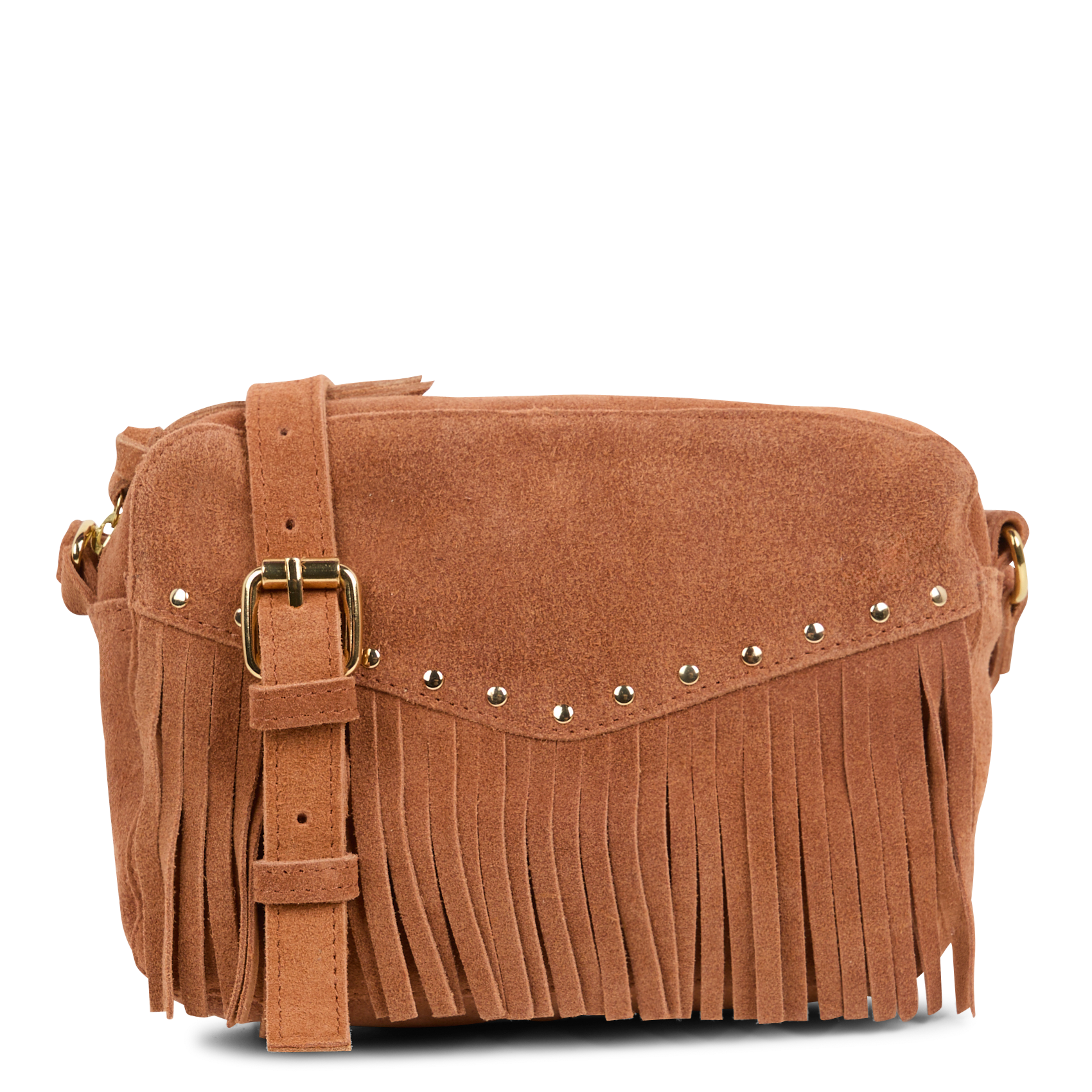 NILLA - Sac bandoulière en cuir | Doré