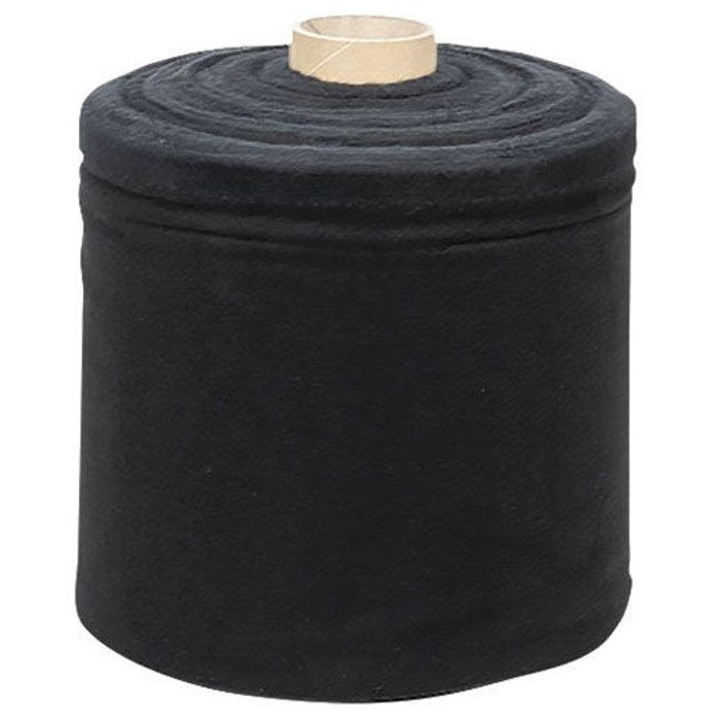 Showtec Deko-Molton 60m x 80cm rol, zwart