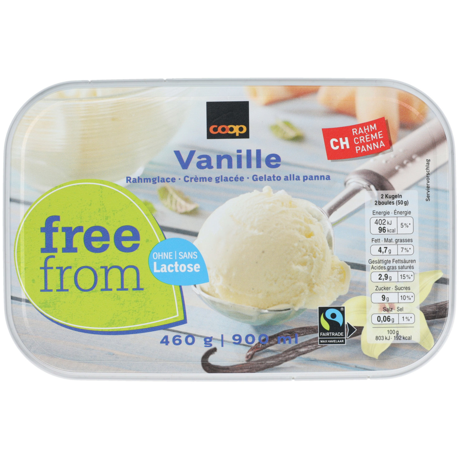 Free From Glace Vanille lactosefrei