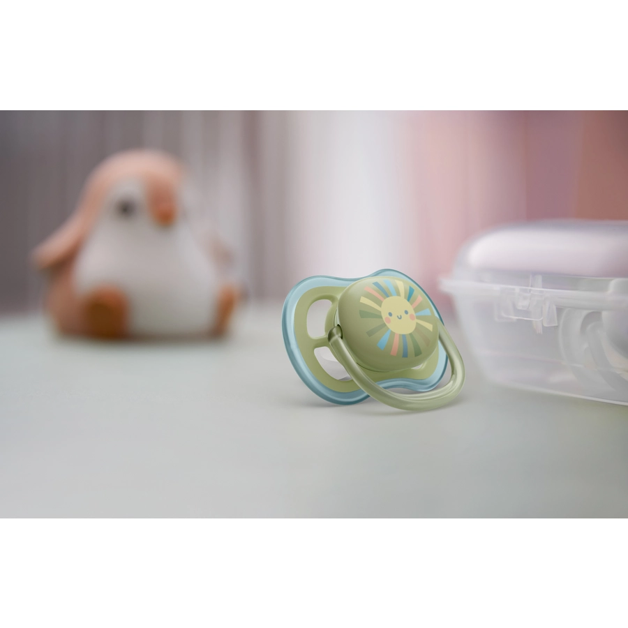 Philips Avent Schnuller ultra air SCF08558 0-6 Monate 4 Stück grünblau