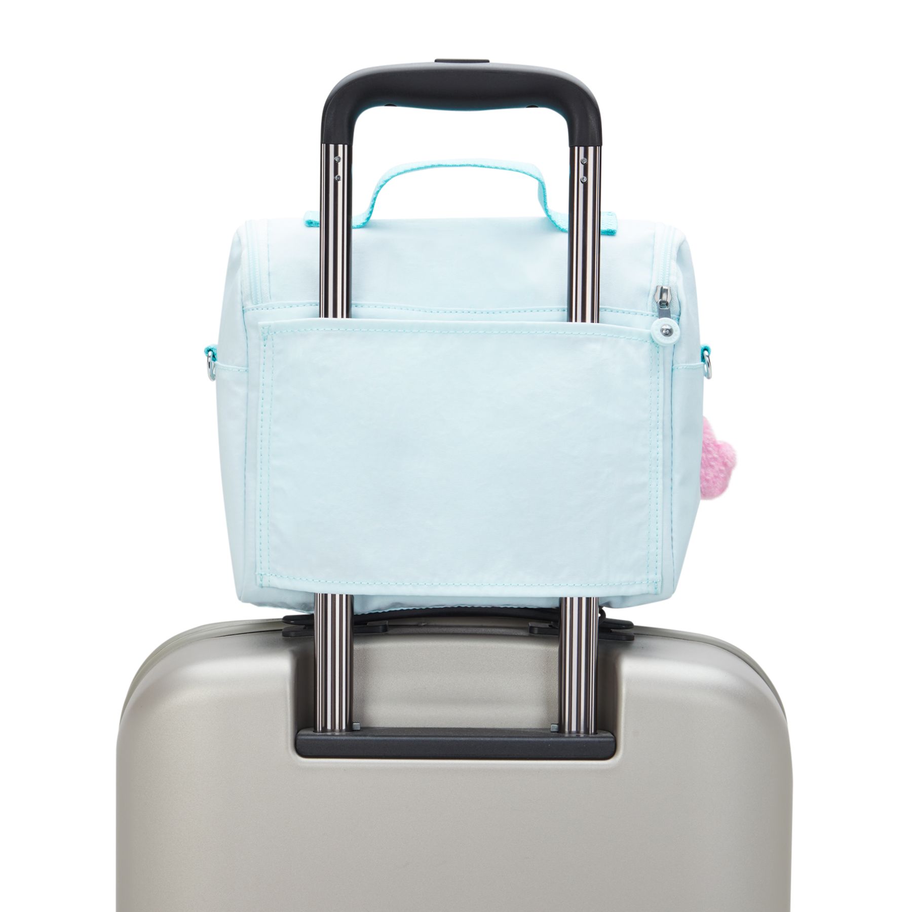 NEW KICHIROU Grand Sac Repas Isotherme avec Manchon pour Valise - Blue Sky Metallic