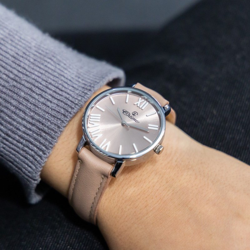 Montre Femme CHTIME bracelet Cuir Marron