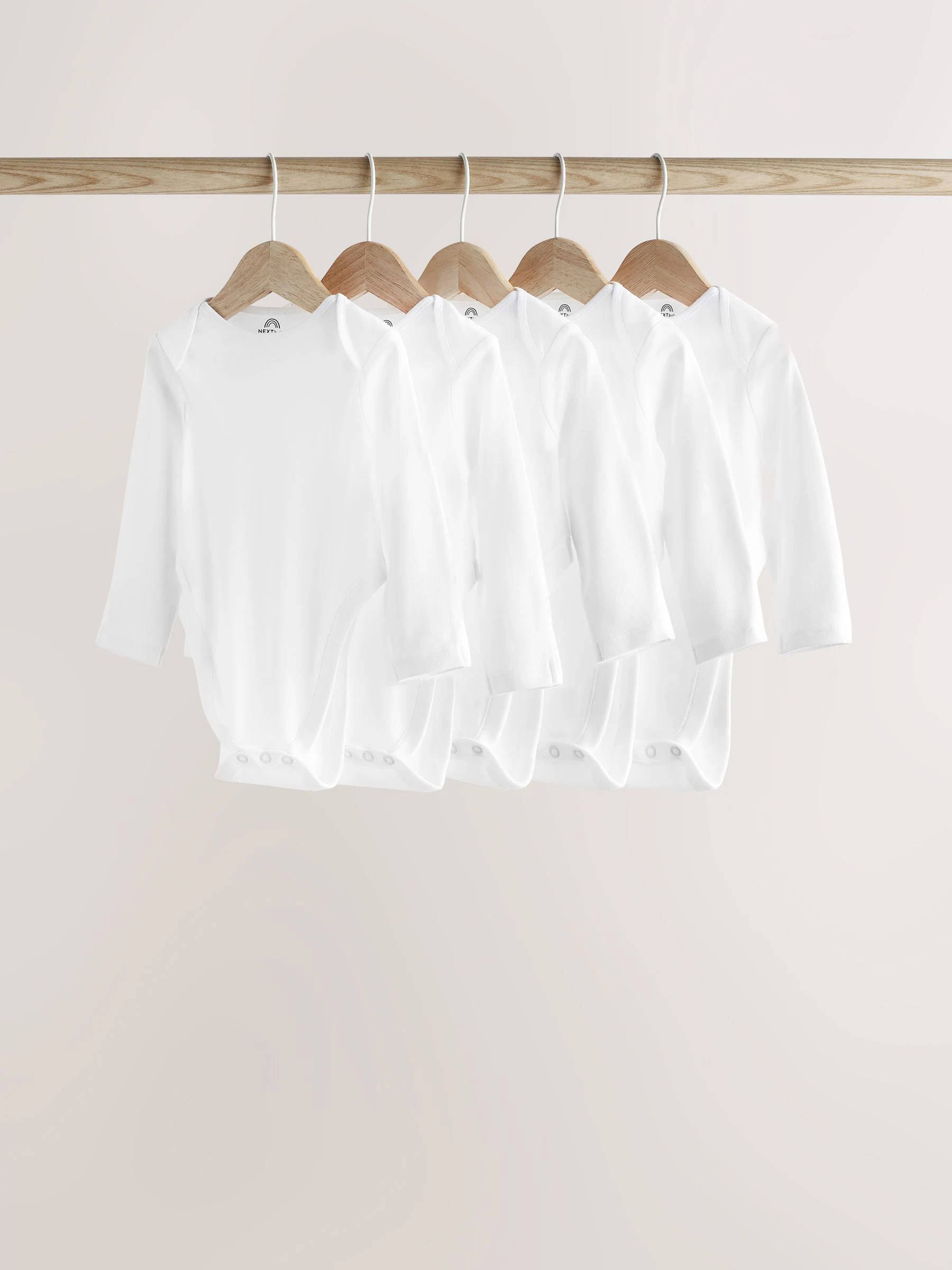 Wit - Hip Dysplasia Baby Long Sleeve Bodysuits 5 Pack
