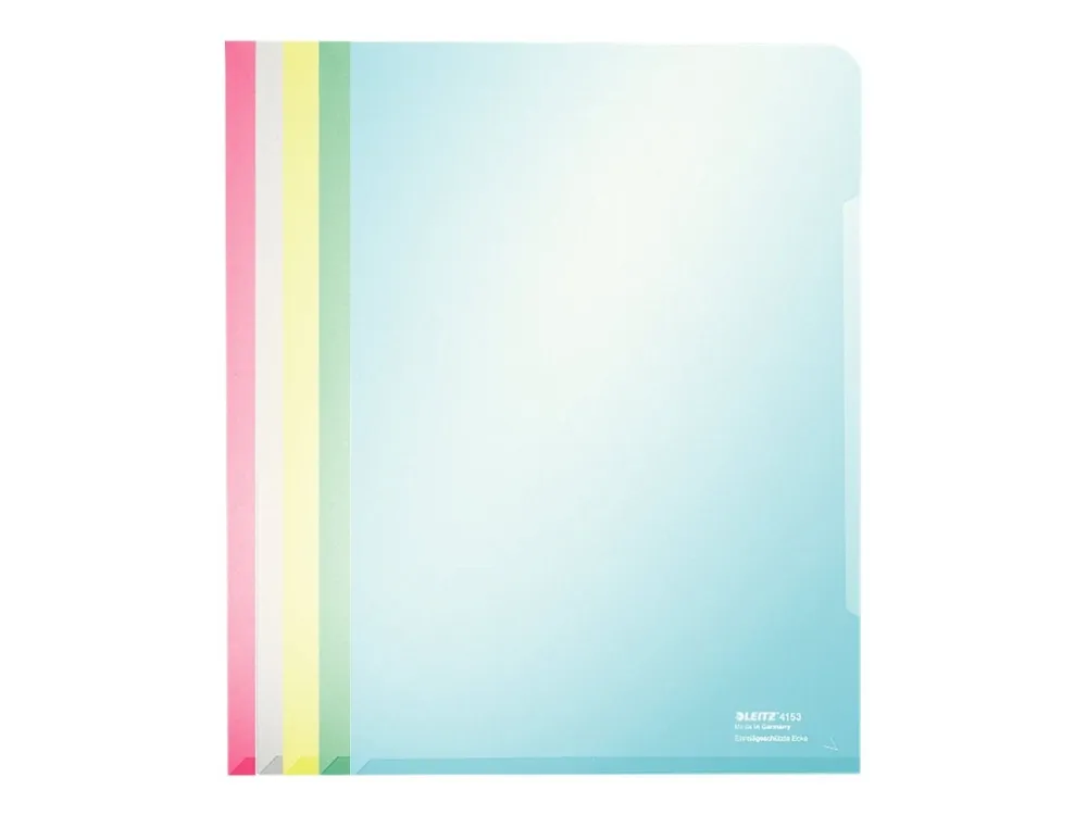 Leitz - L-formet mappe - for A4 - kapacitet: 40 ark - assorterede farver
