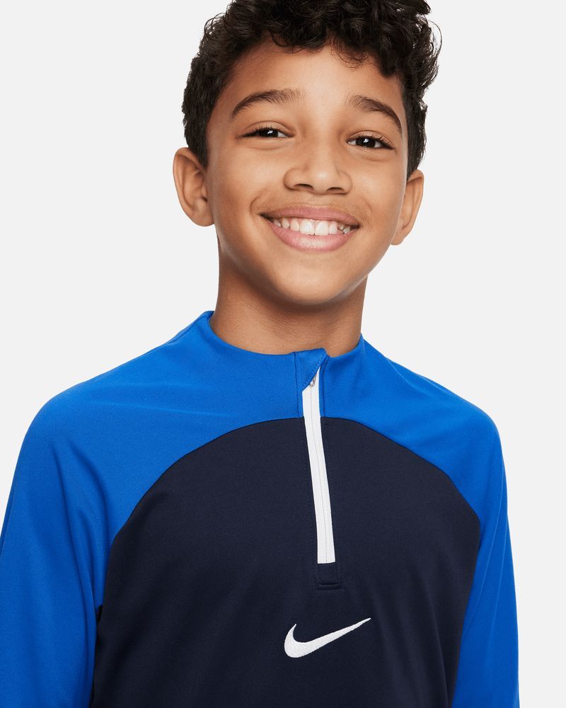 Haut d'entrainement 1/4 Zip Nike Academy Pro Bleu Marine pour enfant