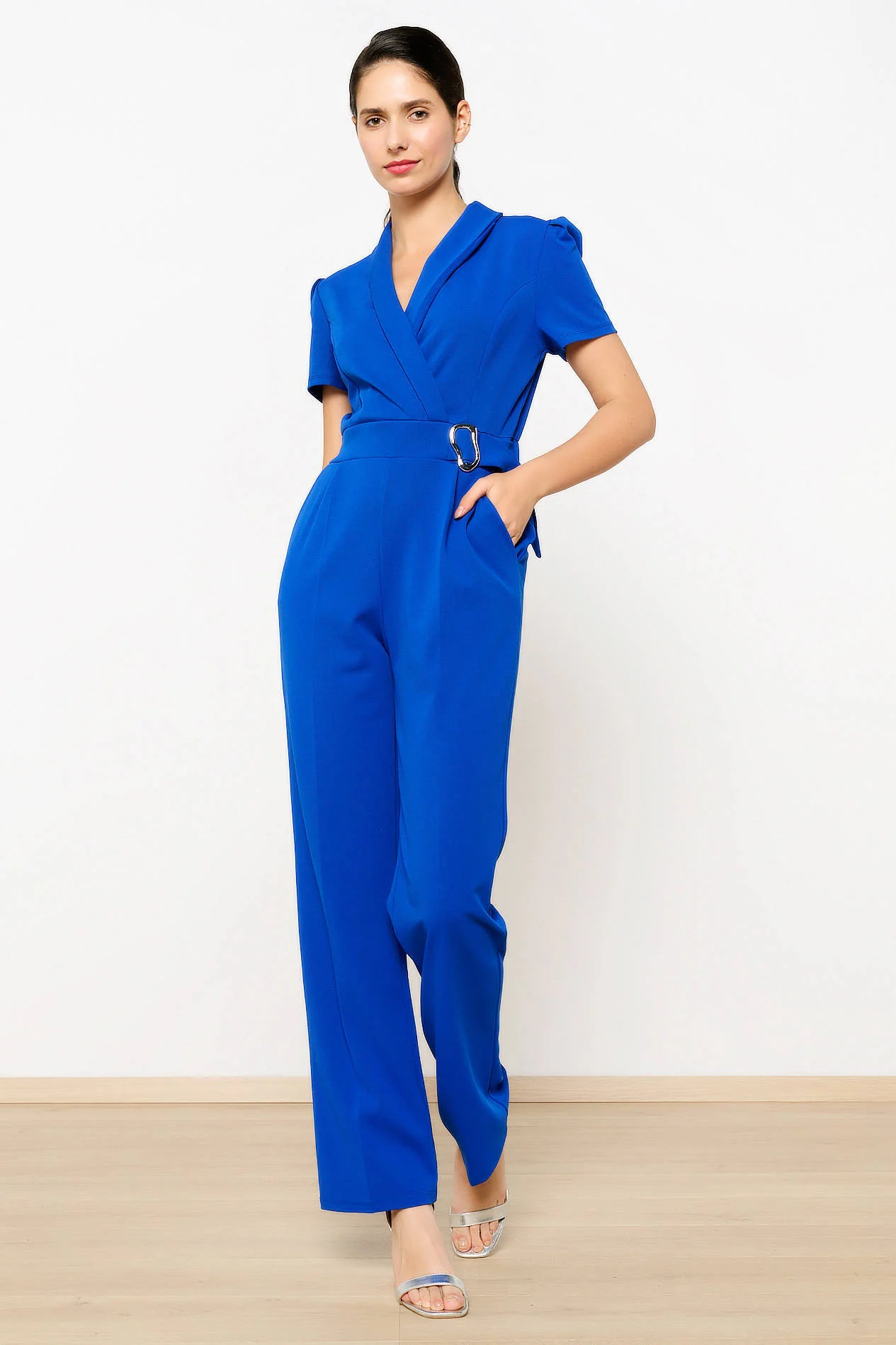 LOLALIZA jumpsuit blauw