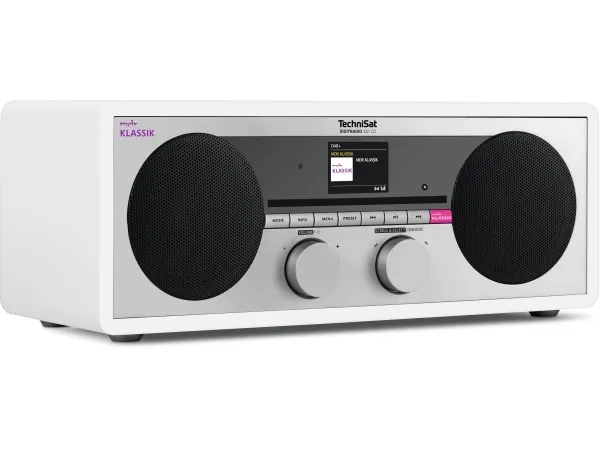 TechniSat DigitRadio 451 CD mdr Klassik Edition - Audiosystem - 2 x 10 Watt - hvid