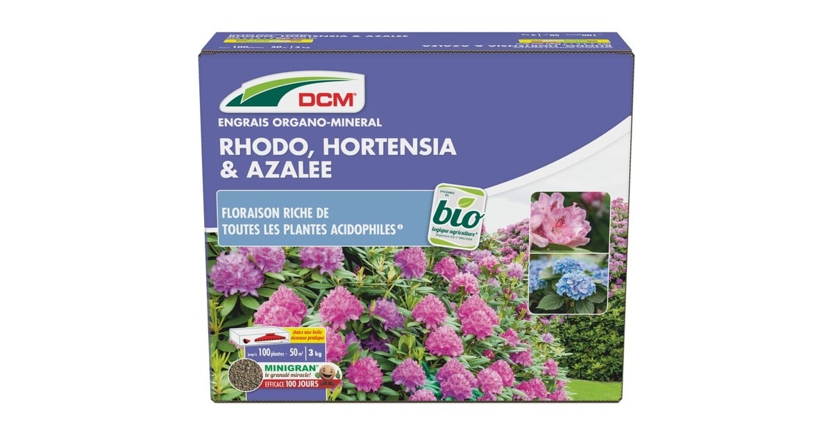 DCMMeststof Rhodo, Hortensia & Azalea 3 kg  (Tot 50 m²)