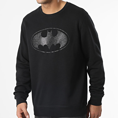 Sweat Crewneck Glitter Logo Noir