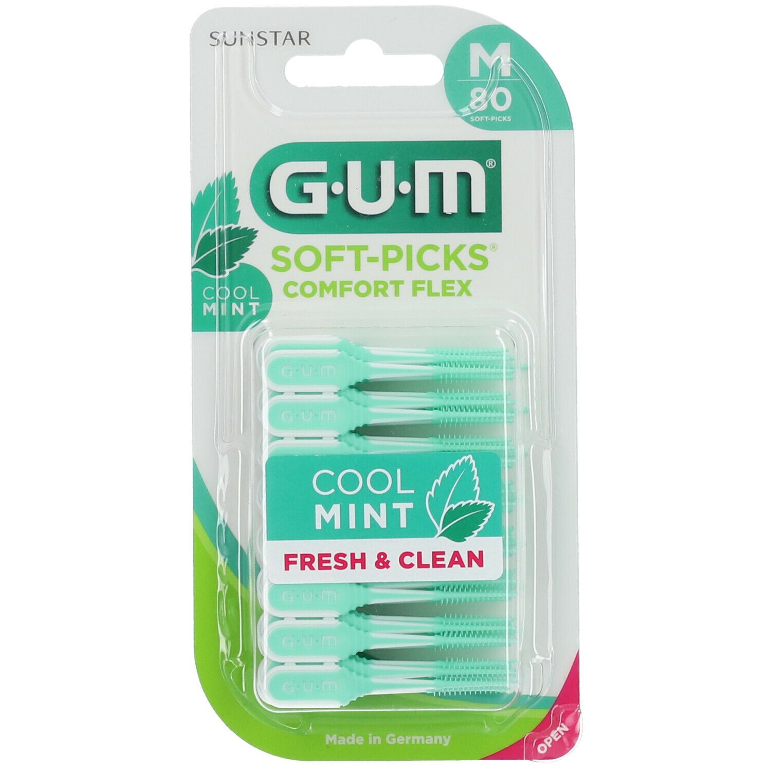 GUM® SOFT-PICKS® COMFORT FLEX Mint Medium Interdentalbürsten