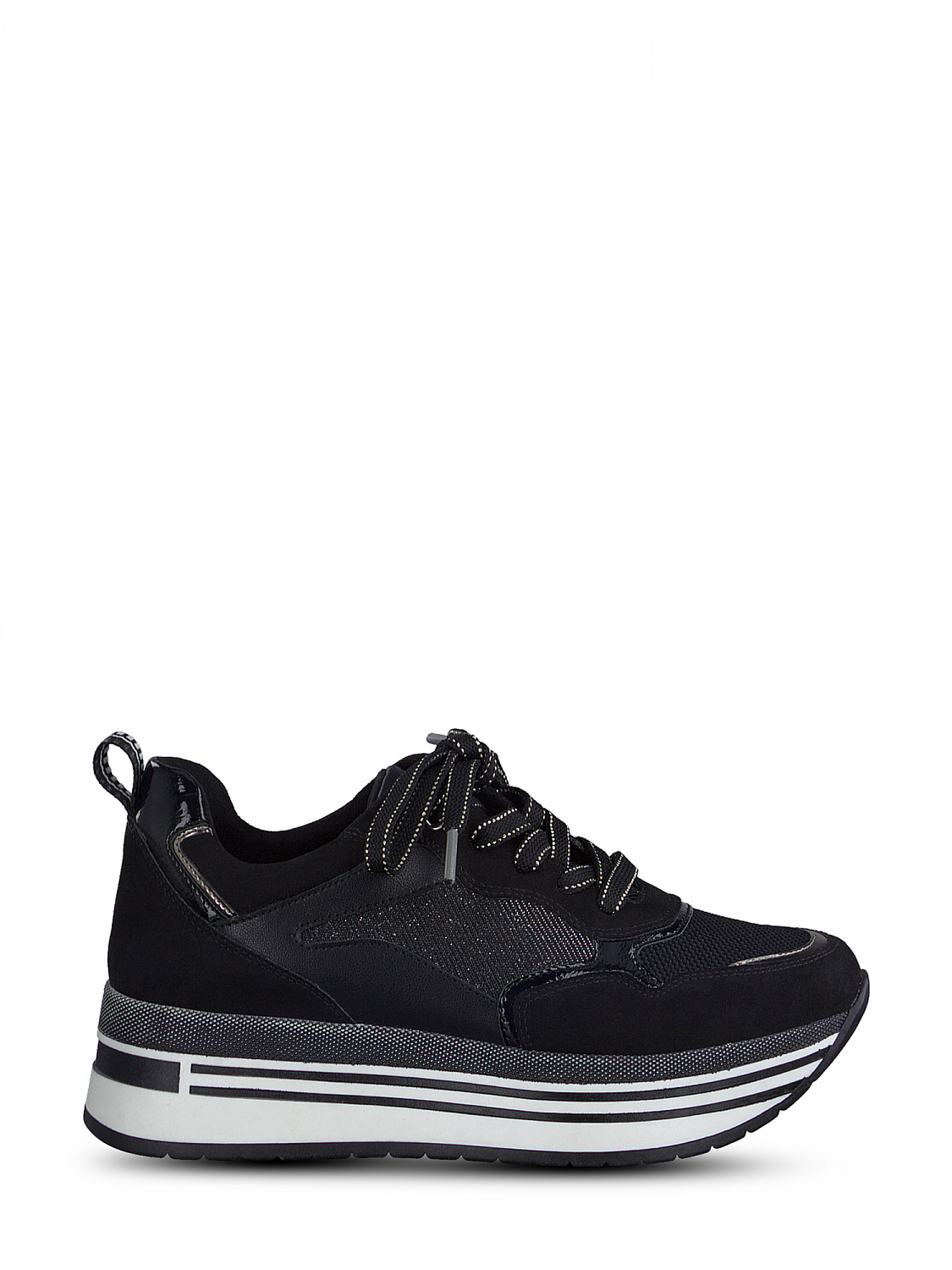 Marco Tozzi Torino Black Comb Sneaker