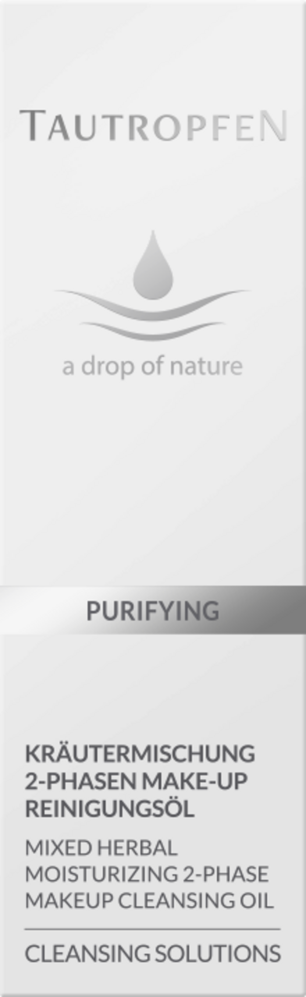TAUTROPFEN  Purifying 2-Phasen Make-up Reinigungsöl, 150 ml