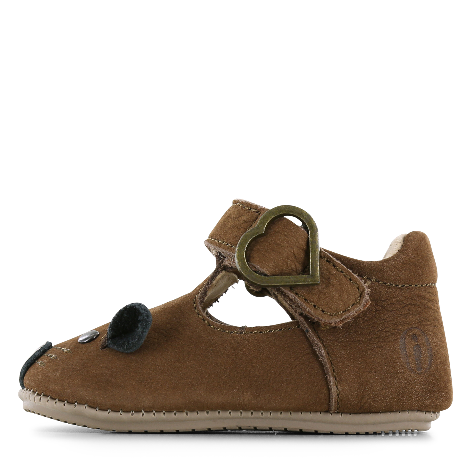 Shoesme cognac BABY-PROOF® T-Bar Schuh mit Mui