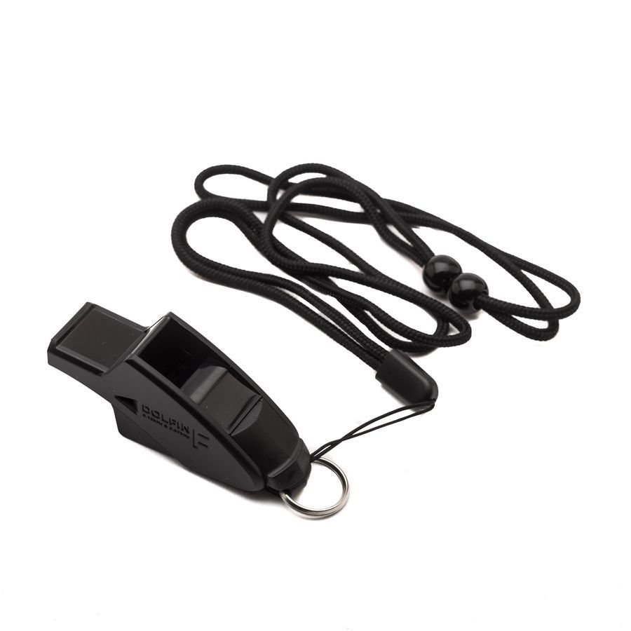 Molten Dolfin F Sifflet d'Arbitre Avec Cordon pour Sifflet - Noir