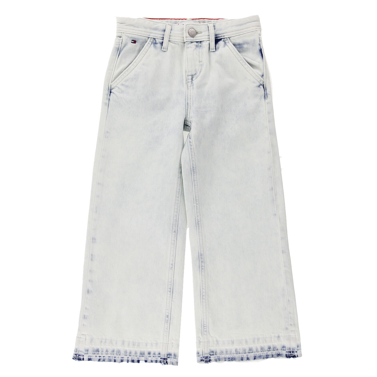 Tommy Hilfiger Jean Large en Coton bleu blanchi